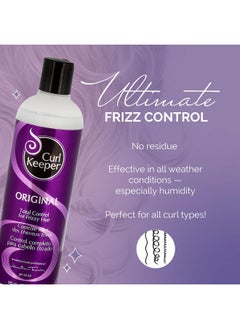 Curl Keeper Original Curl Keeper Anti-Frizz Curl Defining Hair Styler (12 Oz) - Lightweight Curl Definer Liquid Gel for All Weather Conditions - Wavy & Curly Hair Products for Women (Cream Alternative)  - Image 2