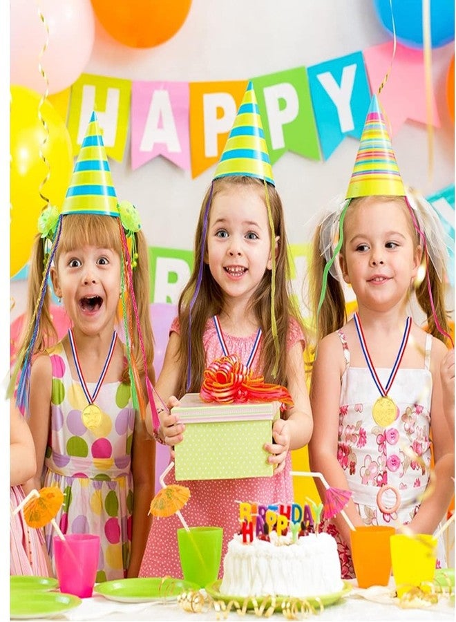 AKADO Kids Hair Extensions with Hair Clips, Rainbow Braids Hair Braid Extensions, Girls' Hair Accessories Fashion Bobby Pin Rainbow Wig, for Parties and Children's Performance - 12 PC, Multi Color. - Image 5