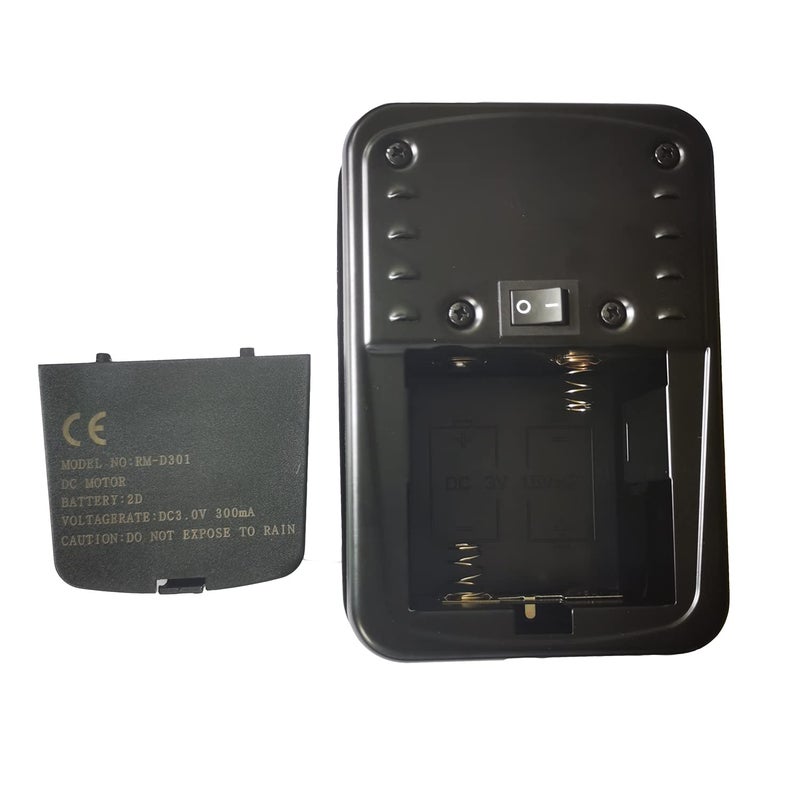 GRILLJOB Universal Quiet Battery Powered Rotisserie Motor Cordless for Barbecue Grilling Camping Dual use with D Battery  AC Adapter Work as AC BBQ Motor