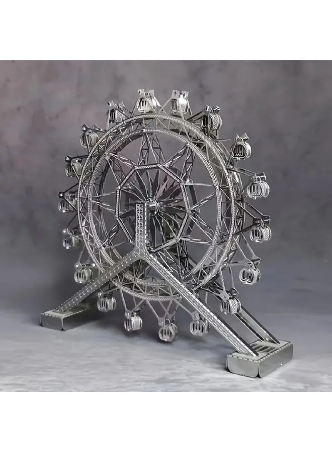 طقم نموذج دوّار معدني للهواة، أحجية ثلاثية الأبعاد، نسخة ملاهي دوّارة إبداعية - Image 2