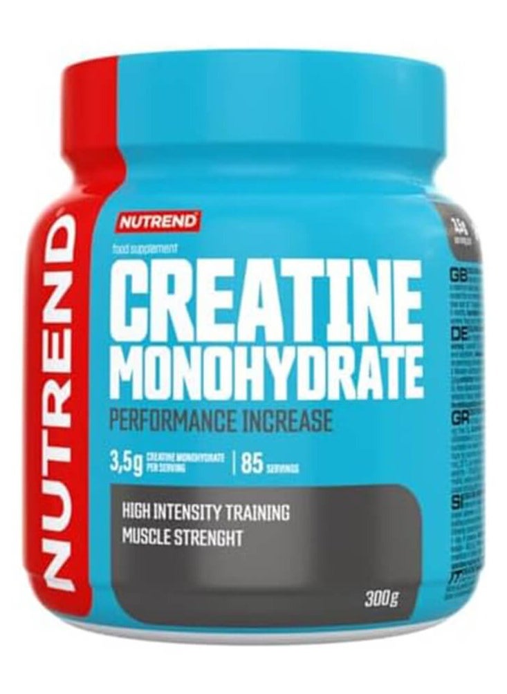 NUTREND - Nutrend, Creatine Monohydrate, Performance Increase, 300g, 85 Servings - Image 1