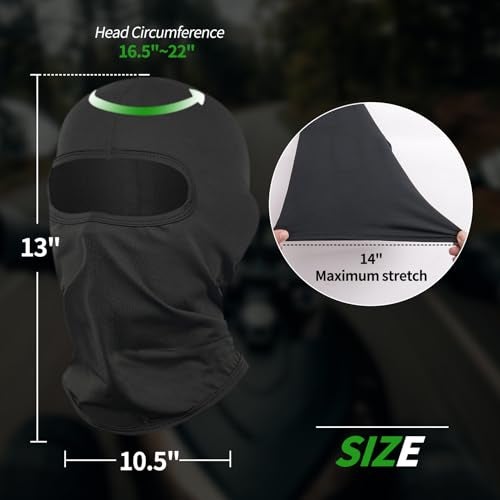 LONGKING 6-Pack Black Balaclava, Balaclava Face Mask for Men and Women, Pooh Shiesty Mask - Image 5