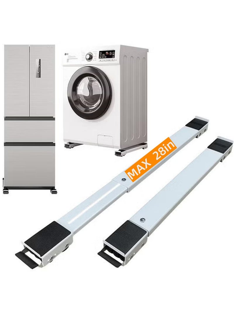 LuckSa Heavy Duty Extensible Appliance Roller is Suitable for Washing Machines, Refrigerators, Dryers, Dishwashers and other Heavy Objects, can bear 500kg. Washing Machine Base - Image 1