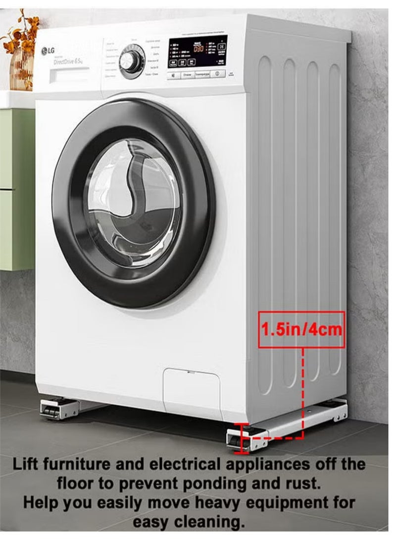LuckSa Heavy Duty Extensible Appliance Roller is Suitable for Washing Machines, Refrigerators, Dryers, Dishwashers and other Heavy Objects, can bear 500kg. Washing Machine Base - Image 3