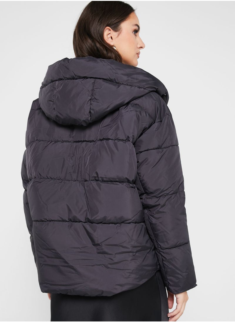 VERO MODA - Hooded Puffer Jacket - Image 1
