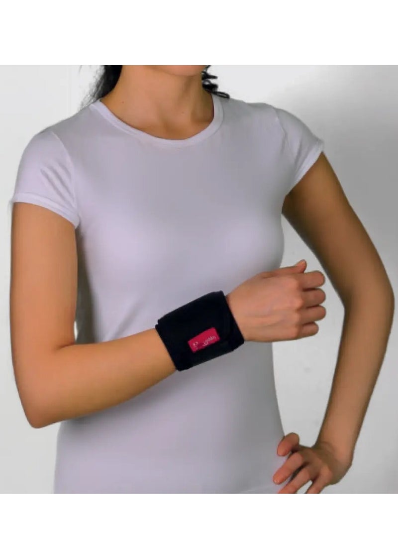 AID PLUS سوار المعصم - رقيق، قابل للتنفس وقابل للتعديل لدعم المعصم للاستخدام اليومي، تخفيف الألم والرياضات مثل كرة السلة، التنس والبادمنتون | SKU: 60569