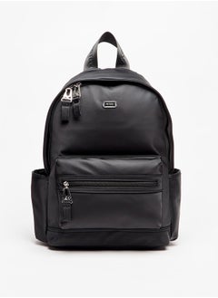 MISSY Missy Solid Backpack with Zip Closure and Adjustable Strap  - Image 1