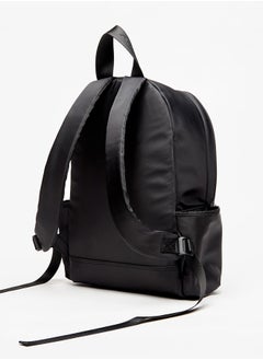 MISSY Missy Solid Backpack with Zip Closure and Adjustable Strap  - Image 2
