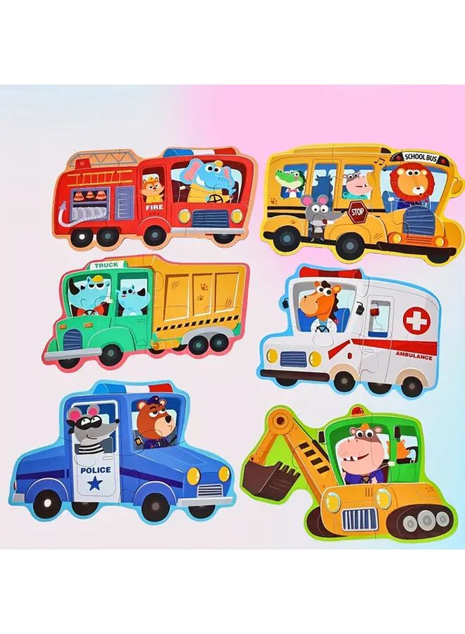 6 In 1 Kids Puzzle Gift Box With Ocean Theme Educational Travel Toys For Ages 3 - Image 5