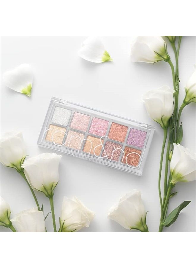 rom&nd Better Than Eyes Milk Series 4 Colors Mini Palette (W03 Dry Strawberry) - Image 2