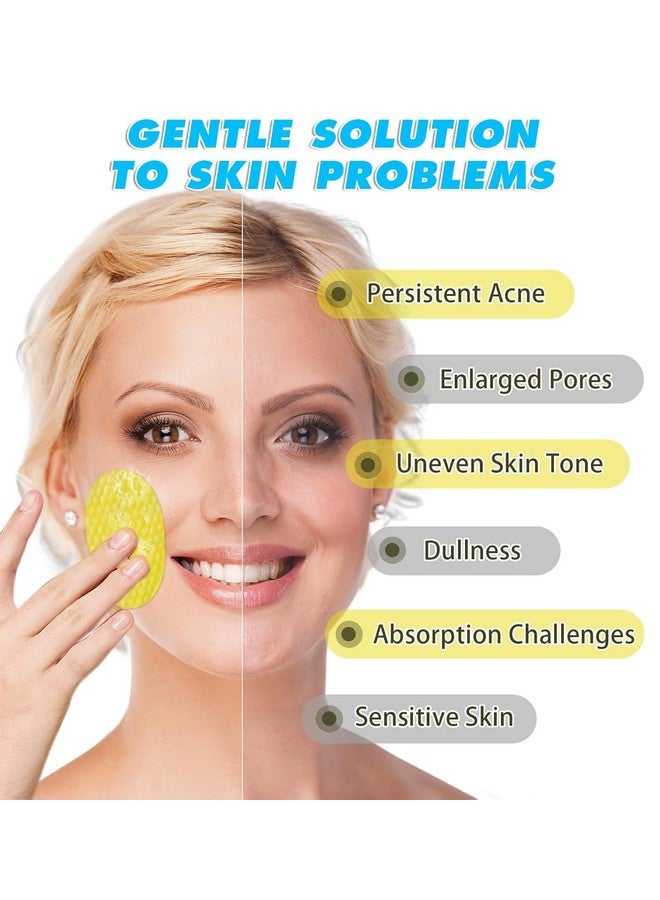 EXOFLY Turmeric & Kojic Acid Face Cleansing Pads for Dark Spots, Skin Brightening & Acne Prevention Vitamin C, Retinol & Chamomile Hydrolat For Women & Men All Skin Type (60 Pieces Pack of 1) - Image 3