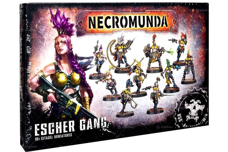 GAMES WORKSHOP 99120599004 "Necromunda Escher Gang Miniature - Image 1