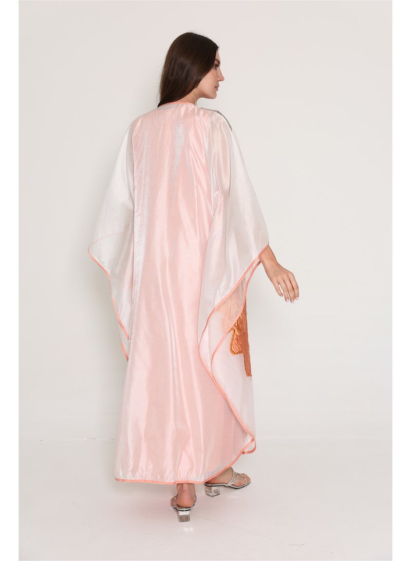 IKKXA Shimmer Bisht Design Jalabiya  - Image 2