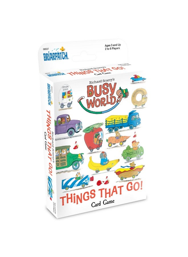 Briarpatch, Richard Scarry's Busy World Things That Go Card Game, Based on Early Reader Books for Preschool, Kindergarten and 1st Grade - Image 1