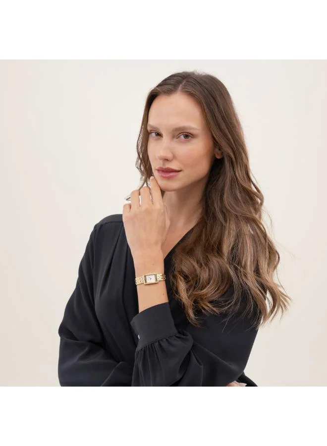 BOSS  BOSS Two Hand Quartz Movement Watch for Women LUCY PRECIOUS Collection with Gold Colored Stainless Steel Bracelet - 1502815 for Women | Best Price UAE