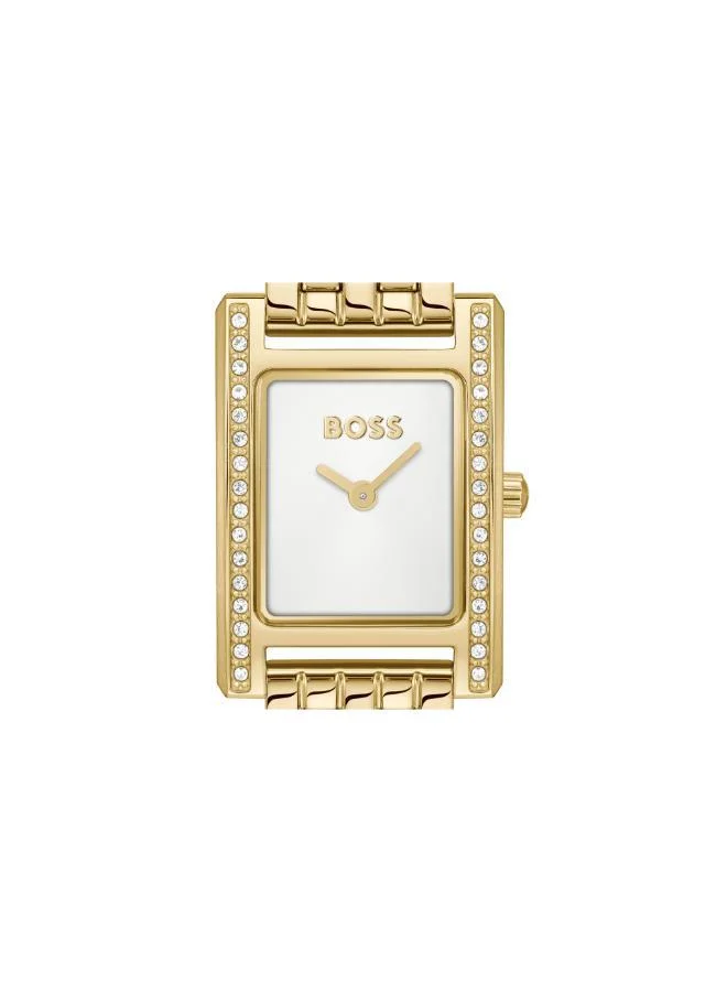 BOSS  BOSS Two Hand Quartz Movement Watch for Women LUCY PRECIOUS Collection with Gold Colored Stainless Steel Bracelet - 1502815 for Women | Best Price UAE