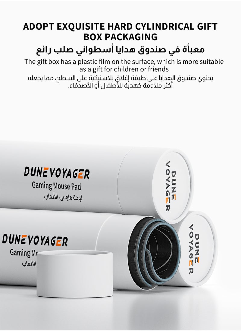 DuneVoyager - Large Desk Mouse Pad, Waterproof Gaming Mouse Pad, 800 x 300 x 4mm, 31.5 x 11.8 x 0.157in, Gaming Mouse Pad, XXL Desk Mat, Non-Slip Desk Mat, XL Gaming Mouse Pad, Thick Rubber Desk Pad Mouse Pad, Suitable for Gaming, Office, and Home Use - Image 1