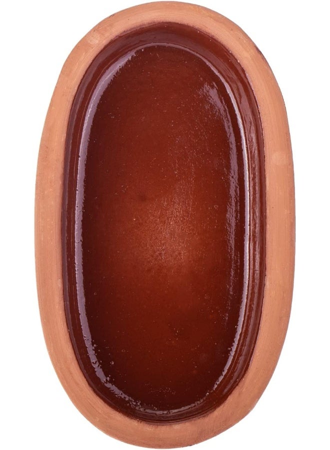 AKDC Oval 11Cm X 20Cm X 3Cm Clay Colour - Image 3