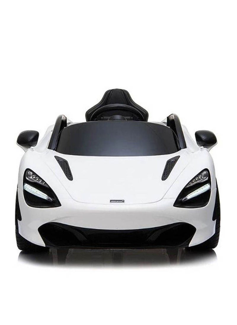 FACTUAL TOYS - Mclaren Licensed Electric Car 12V Ride On Car With Remote Control For Kids - White - Image 1