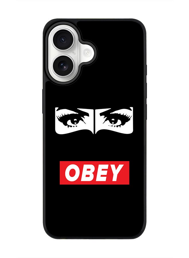 Stylizedd iPhone 17 Case, [Compatible with MagSafe] Slim Magnetic cover Phone Case iPhone 17 -Obey Habibti - Image 1