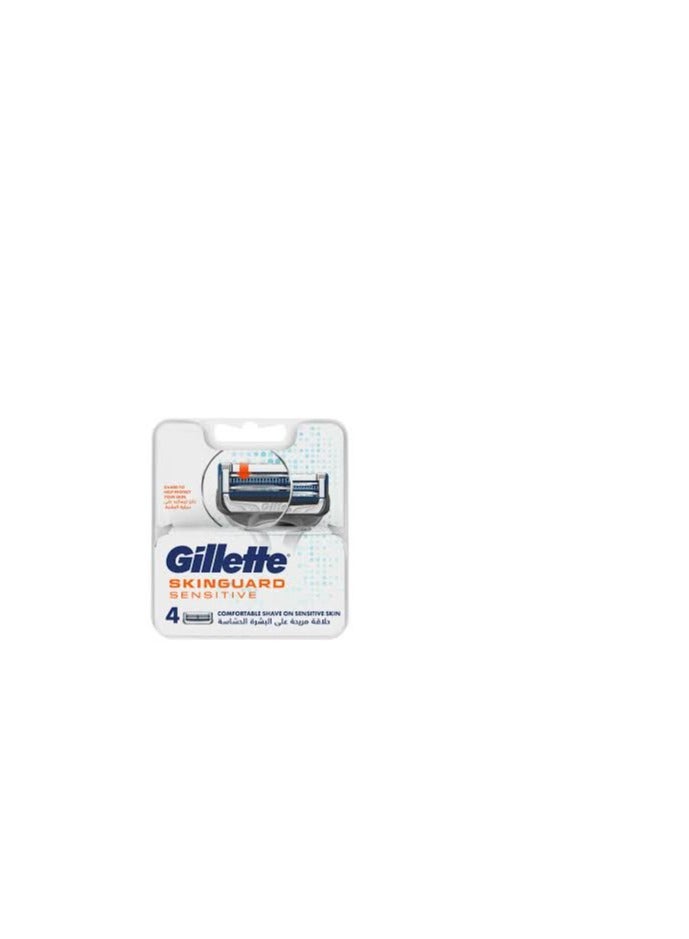 Gillette 4-Piece Sensitive Skinguard Multicolour
