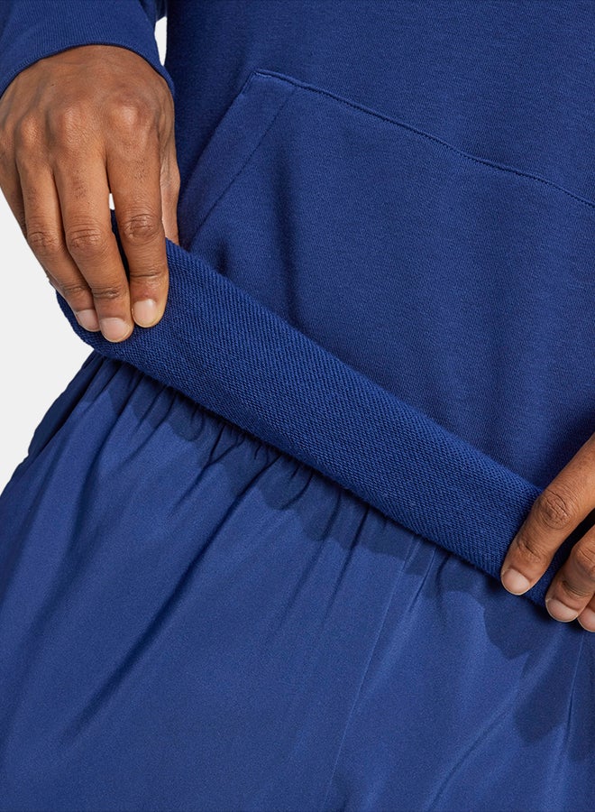 Adidas هودي فرنسي تيري مع 3 خطوط أساسية - Image 5