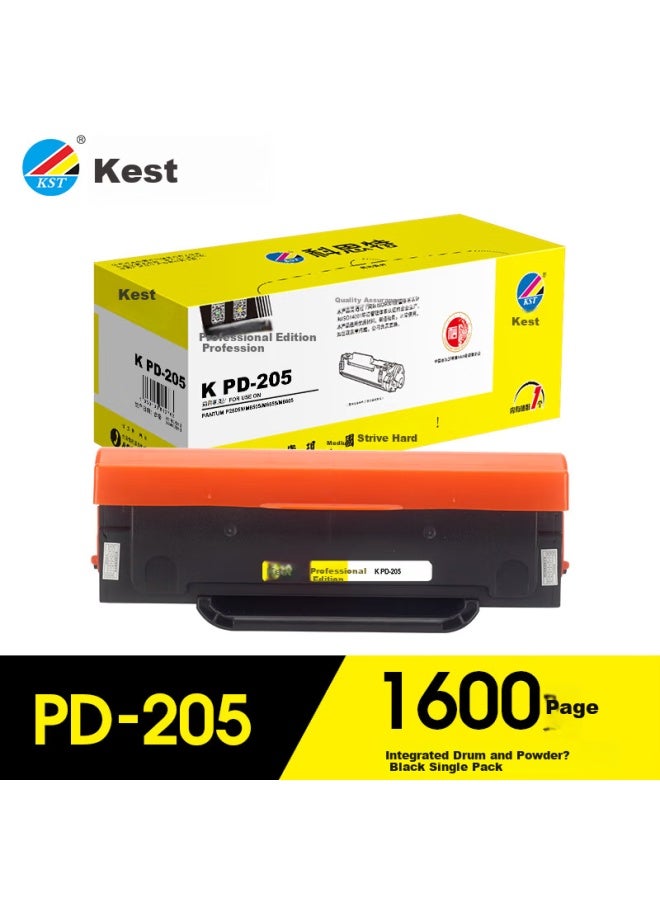 KST Kost K Pd-205 Black Toner Cartridge With Chip (compatible With Pantum P2505n/m6505/m6505n/m6555/m6555n) 1600 Pages Professional Edition - Image 1