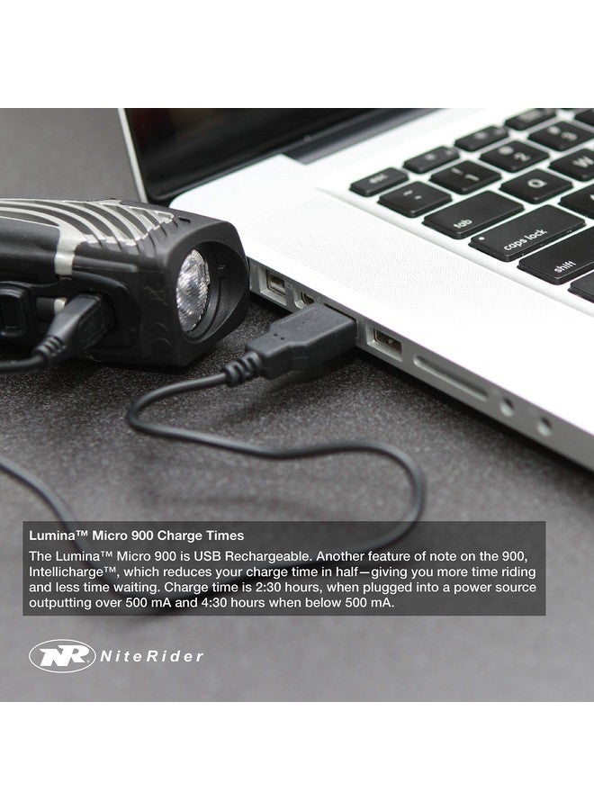 NiteRider Lumina Micro 900 Front Bike Light Sabre 110 Rear Bike Light Combo Pack Usb Rechargeable Bicycle Headlight Led Front Light Water Resistant Mountain Road City Commuting Cycling Safety Flash - Image 5