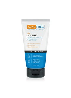 AcneFree Acne Free Sulfur Acne Foaming Cleanser With Lemon Oil And Oat Extract 5 Ounces  - Image 2