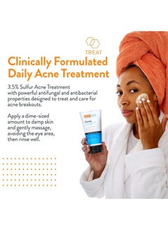 AcneFree Acne Free Sulfur Acne Foaming Cleanser With Lemon Oil And Oat Extract 5 Ounces  - Image 5