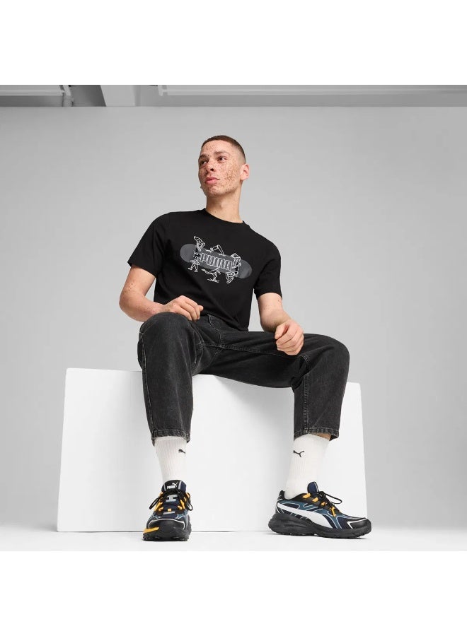 PUMA Graphics Skateboard Tee  Black - Image 2