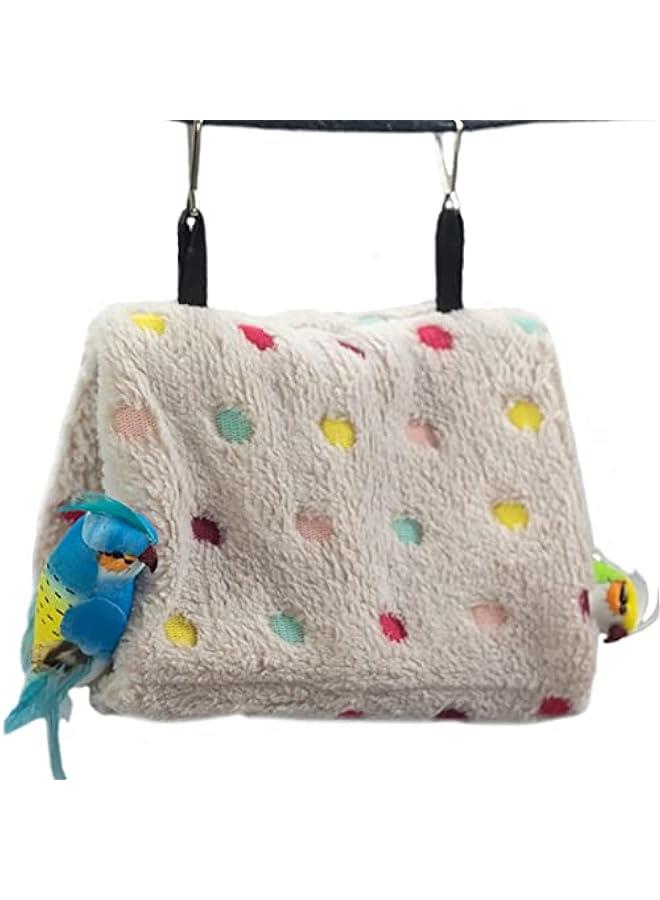 Generic Bird Bed, Parakeet Nest House for Cage, Parrot Hanging Hammock Bird Hut Plush House Snuggle Tent for Conure, Lovebird, Cockatiels, Cockatoo, Quaker - Image 1