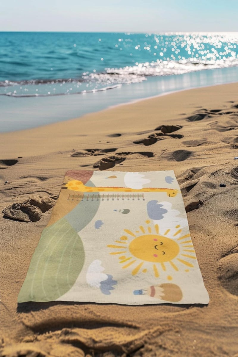 NEW COMERS منشفة استحمام للأطفال حديثي الولادة من NEW COMERS® 100% قطن موسلين 4 طبقات، امتصاص سريع، مناشف ناعمة فاخرة للأطفال-الصغار-الرضع-الأطفال- 65X110 سم- TWL_06 - Image 4