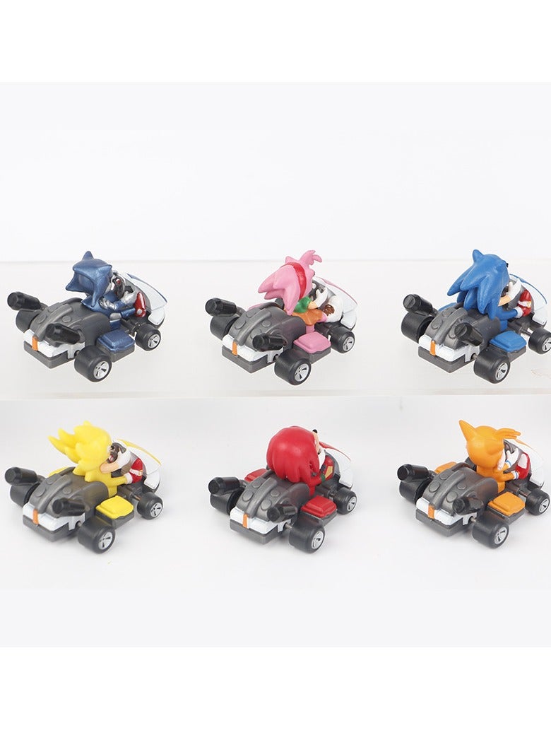 general Flying Mouse Super Sound Mouse Sonic Power Series Tarsnak Hedgehog Play Creative Figure Ornament (4cm) - Image 4