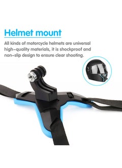 O Ozone Full Face Helmet Chin Camera Mount Strap Mount for GoPro Hero 11/10/9/8/7/(2018)/6/5 BlackDJI Osmo Action 3/2Insta360 ONE RAKASO/Campark/YI and More Motorcycle Strap Mount Accessories  - Image 5