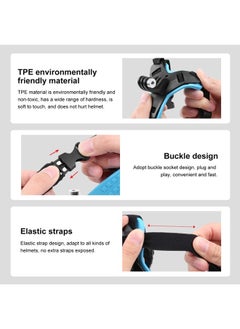 O Ozone Full Face Helmet Chin Camera Mount Strap Mount for GoPro Hero 11/10/9/8/7/(2018)/6/5 BlackDJI Osmo Action 3/2Insta360 ONE RAKASO/Campark/YI and More Motorcycle Strap Mount Accessories  - Image 2
