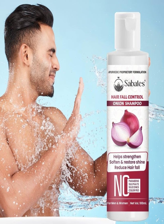 Sabates Onion Hair Shampoo For Fresh, Strong and Shining HairSulphate Free|Goodness of Aloe Vera for soft, silky & smooth hair Gentle enough for daily use 100% Natural Extracts - Image 3