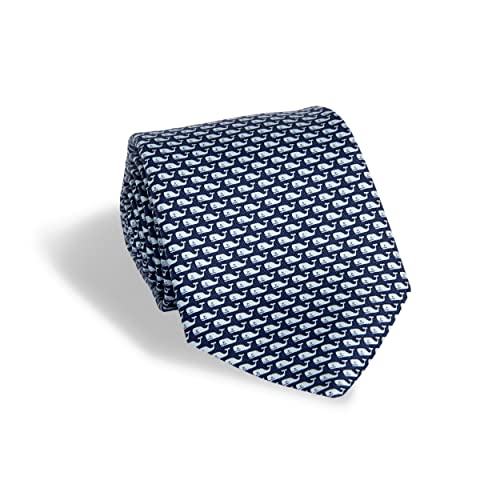 vineyard vines Men's Whale Tie , Vineyard Whale Navy, OS - Image 1