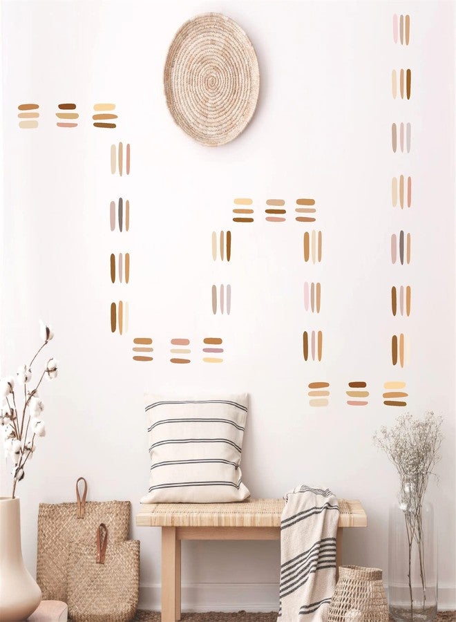 Easma Line Wall Decals Peel and Stick Wall Decals Stripes Wall Decal Modern Wall Stickers Abstract Wall Decals Vinyl Wall Decals Removable Geometric Wall Decal for Nursery Baby Girl Room Living Room Decor - Image 2