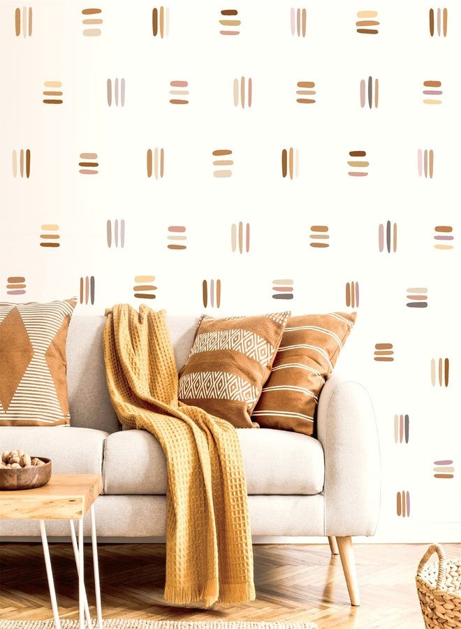 Easma Line Wall Decals Peel and Stick Wall Decals Stripes Wall Decal Modern Wall Stickers Abstract Wall Decals Vinyl Wall Decals Removable Geometric Wall Decal for Nursery Baby Girl Room Living Room Decor - Image 4