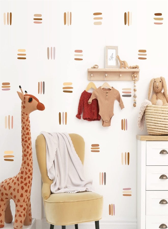 Easma Line Wall Decals Peel and Stick Wall Decals Stripes Wall Decal Modern Wall Stickers Abstract Wall Decals Vinyl Wall Decals Removable Geometric Wall Decal for Nursery Baby Girl Room Living Room Decor - Image 1