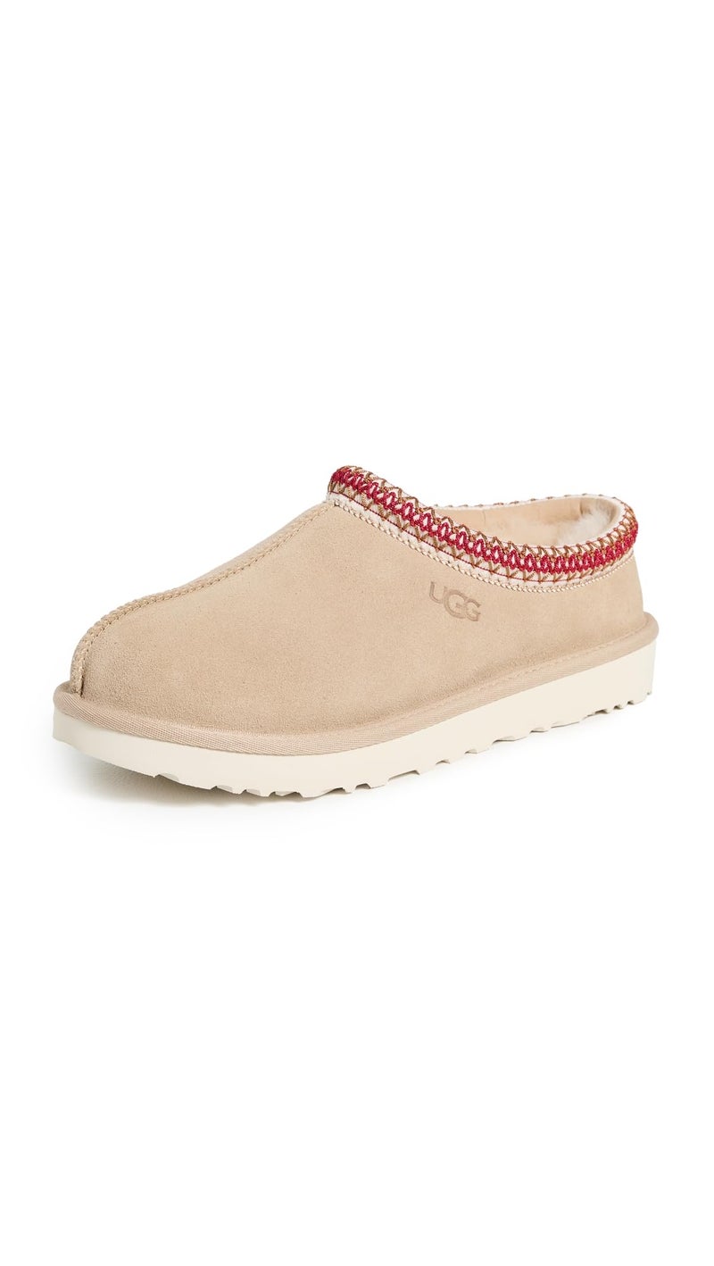 UGG Women's Tasman Ii Slipper, Sand/Dark Cherry, 10 - Image 1