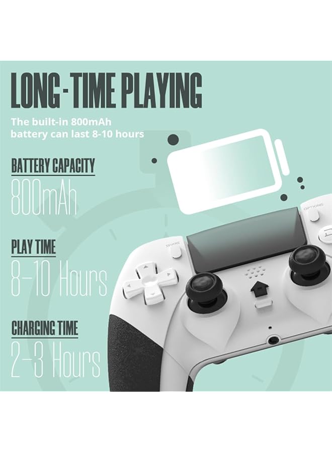 YARDHOBI Ps4 Controller Wireless Wireless Pro Controller Compatible With Ps4 /Ps4 Pro/Ps4 Slim Console Gaming Remote With Usb C Cable/Built In 800Mah Rechargeable Battery/Precise Joystick/6 Axis Gyro - Image 4