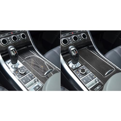 Fobren Car Accessories Gear Set Compatible with Range Rover Sport 2014 2015 2016 2017 Left Driving Car Carbon Fiber Interior Decorative Stickers - Image 2