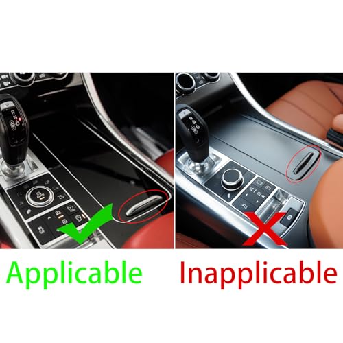 Fobren Car Accessories Gear Set Compatible with Range Rover Sport 2014 2015 2016 2017 Left Driving Car Carbon Fiber Interior Decorative Stickers - Image 3