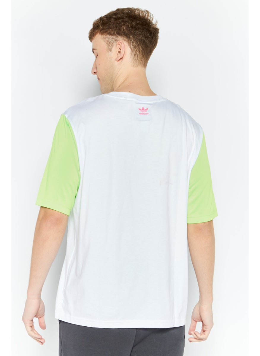 Adidas Adidas Originals x Jeremy Scott Men Sportwear Fit Short Sleeves Outdoor T-Shirt, Multicolor  - Image 4