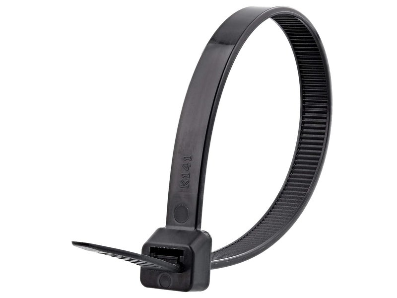 ART IFACT 300 Pieces of Nylon Cable Tie Multilple Sizes Wire Organiser, Multiple Sizes, Black Cable Ties (Black Combo 2) - Image 4
