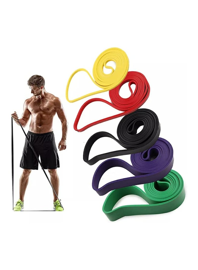 Premium Latex Ring Resistance Belt for Warm Up Stretch Muscle Building Strength Gym Gym Training for Men Women