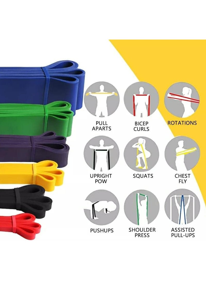 Premium Latex Ring Resistance Belt for Warm Up Stretch Muscle Building Strength Gym Gym Training for Men Women