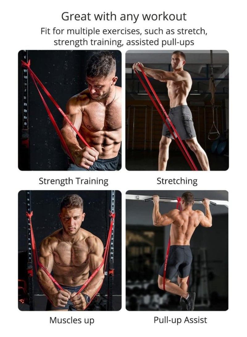 Premium Latex Ring Resistance Belt for Warm Up Stretch Muscle Building Strength Gym Gym Training for Men Women